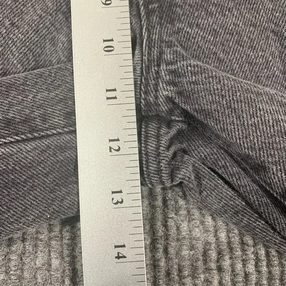 Pacsun Jeans Womens 25  Black Denim Dad Jean Distressed Baggy High‎ Rise 25x30 - Picture 11 of 16